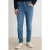 TRENDYOL MAN Heren Donkerblauw Effen Slim Normale taille Jeans