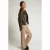 LOOXS 10sixteen boxy gevoerd vest met print – camel