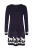 happy girls Jurk  navy / wit