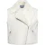 Dreimaster Leren vest Dames wolwit
