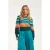 Smashed Lemon 24609 rijke zig-zag gebreide top |
