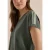 Cecil Dames Shirt met korte mouwen en banddetail in Groen
