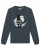 Watapparel Sweatshirt ‘ Opasaurus ‘  antraciet / zwart / wit
