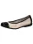 CAPRICE Ballerina  beige / zwart