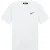 Malelions Men  Split T-Shirt | White/Light Blue