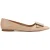 LK Bennett Devon Leather Ballerina Shoes Beige
