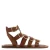 Mango leren sandalen – bruin