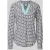 Emily Van den Bergh Blouseshirt van viscose met V-hals