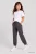 Joggingbroek met elastische taille en taps toelopende pijpen