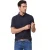 polo Casa Moda normale fit grijs effen katoen