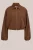 WE Fashion – Dames bomberjack – Relaxed Fit – Bruin –