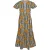 Regatta Dames/Dames Orla Kiely Lotus tierende midi-jurk (Geel)