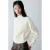 Mango gebreid vest met wol – ecru