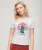 X Komodo Globetrotter Aansluitend T-shirt Lichtgrijs