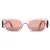Prada PR17WS 19Q10D transparante perzik lichtbruine zonnebril