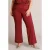 Yest Curve flared broek Plus Size – rood