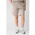 Shoeby relaxed sweatshort lichtbruin rib gebreid