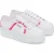 Superga 2790 Ronde Strepen Katoen Damestrainers Wit/Schaduwblauw