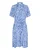 Kaffe Blousejurk ‘Emine’  azuur / wit