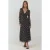 Diepe V-hals Elegante Midi Ruit Bodycon Jurk