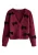 Next Gebreid vest  bourgogne / zwart