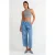 Hoge Taille Ballon Capri Jeans