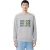Lacoste Uniseks Adult Belettering Fleece Crew Hals Sweatshirt (Zilvergrijs)