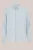 WE Fashion – Heren regular fit overhemd van linnenmix – Regular fit – Lichtblauw – Linnen –