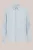 WE Fashion – Heren regular fit overhemd van linnenmix – Regular fit – Lichtblauw – Linnen –