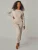 YOU LOOK PERFECT Huispak ‘LOUNGEWEAR SET  – Pullover Bella & Pants Bella’  beige