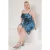 Curve dames minijurk met bloemenprint, casual/dagelijks, relaxed, plus size