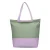 ZWEI Shopper ‘Fiorelli’  lichtgroen / sering