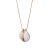 Orphelia ‘Moragene’ Dames 925 Sterling Zilveren Ketting met Hanger – Roze ZH-7506/RG