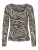 Only Female Shirts En Tops Onllone Aop L/s Two Way Top Jrs