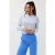 EsQualo Top Mesh Sky Blue