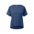 T-shirt van katoen met een gewassen effect en omgeslagen zoom dames s.Oliver