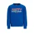 Anytime sweater met printopdruk blauw