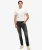 Organic Cotton Vintage Slim Jeans Donkergrijs