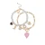 Life of Bulu armband met bedels – set van 2 goudkleurig