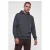 Shoeby regular fit gemêleerde hoodie met borduursels – donkergrijs