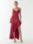 Willa Avondjurk ‘Blanca’  bordeaux