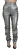 Dolce & Gabbana Metallic Zilveren Hoge Taille Skinny Damesbroek
