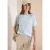 Cecil Dames Shirt met ronde hals en strepen in Blauw