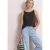 Top met boothals en schouderdetail