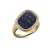Orphelia Dames 925 Sterling Zilveren Ring – Goud ZR-7468