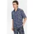Marcell von Berlin Printed Short-sleeve Shirt Wild Print Gray