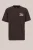 WE Fashion – Heren regular fit T-shirt met print – Regular fit – Donkerbruin – Katoen –