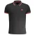 Cavalli Class Polo Shirt met Tipped Kragen Rood Logo Zwart