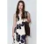 Mango gebloemde maxi jurk – ecru
