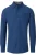 Redmond Flanellen Overhemd blauw, Effen